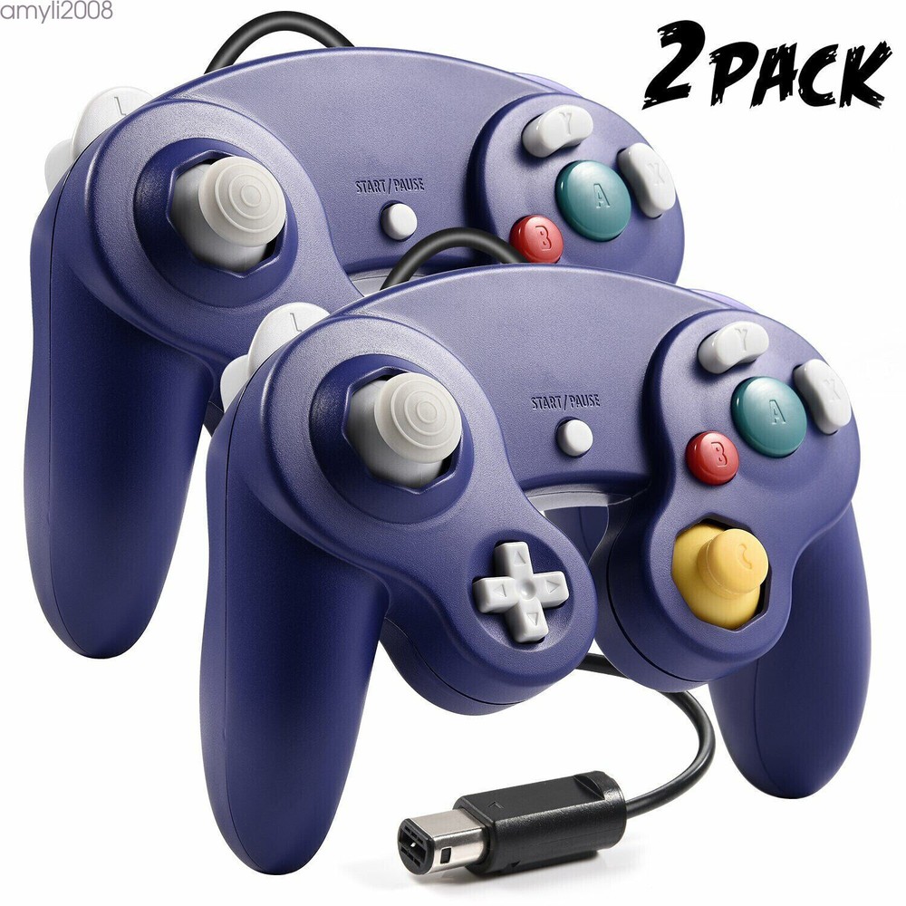 Wireless Game Controller W/ Adapter /Wired For Gamecube Retro Classic GC NGC