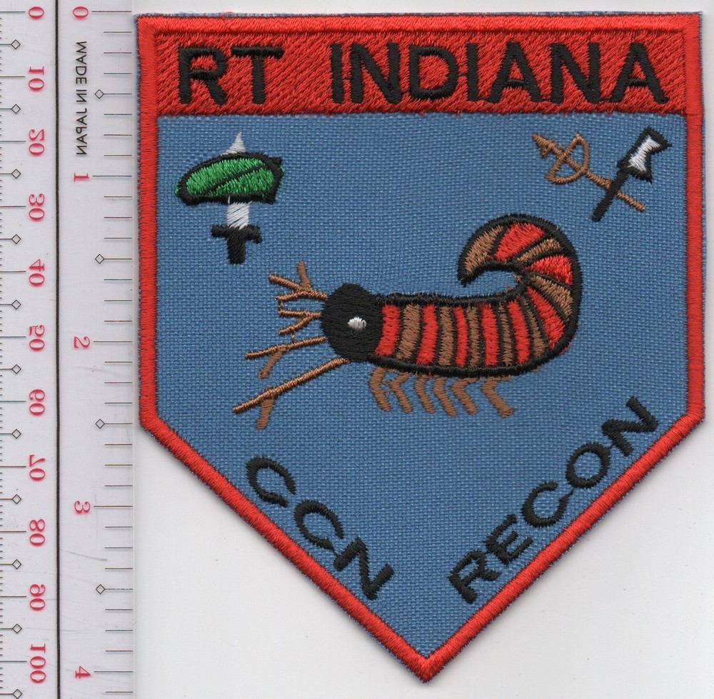 US Army Recon RT Indiana CCN Patch NO TARIFF