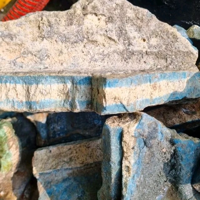 1 KG LOT NATURAL UNTREATED HIGH QUALITY ROUGH BLUE ICE GLACIERITE SPECIMEN