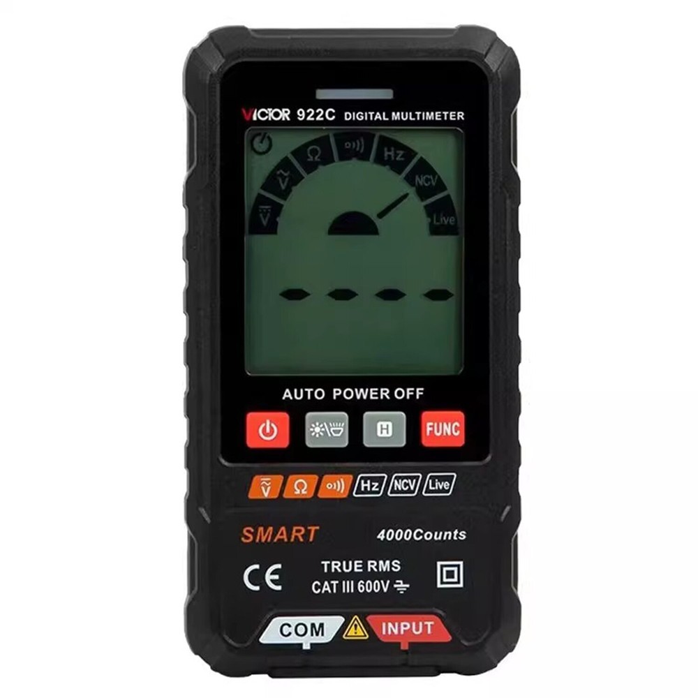 VICTOR 922C 922D Large Screen Thin Automatic Identification Digital Multimeter✦K
