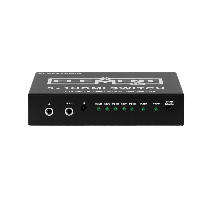Element-Hz 5in / 1out HDMI Switcher with IR Capability **Used Item*