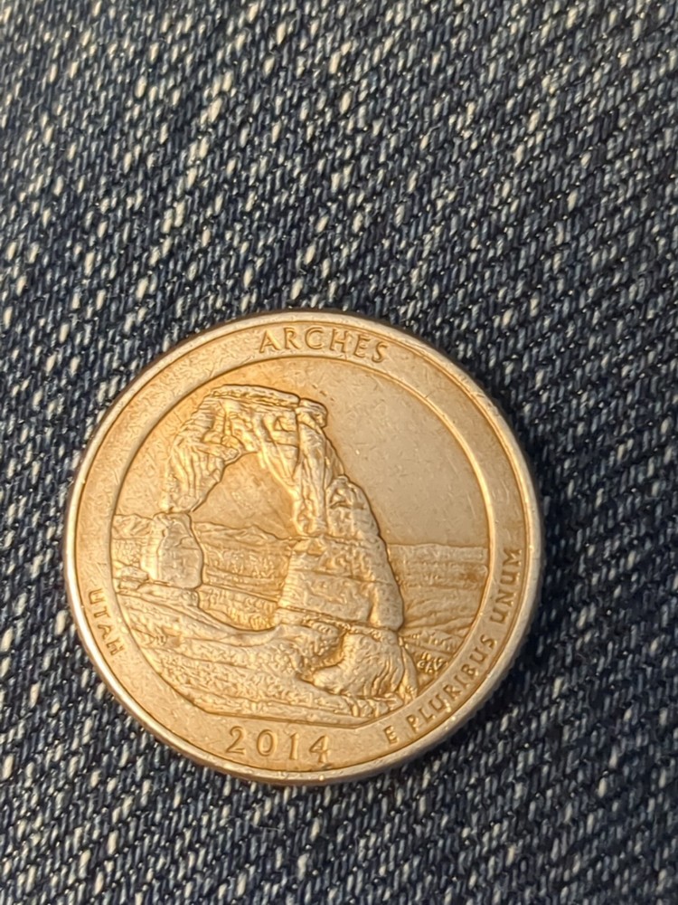 2014 D Utah State Quarter