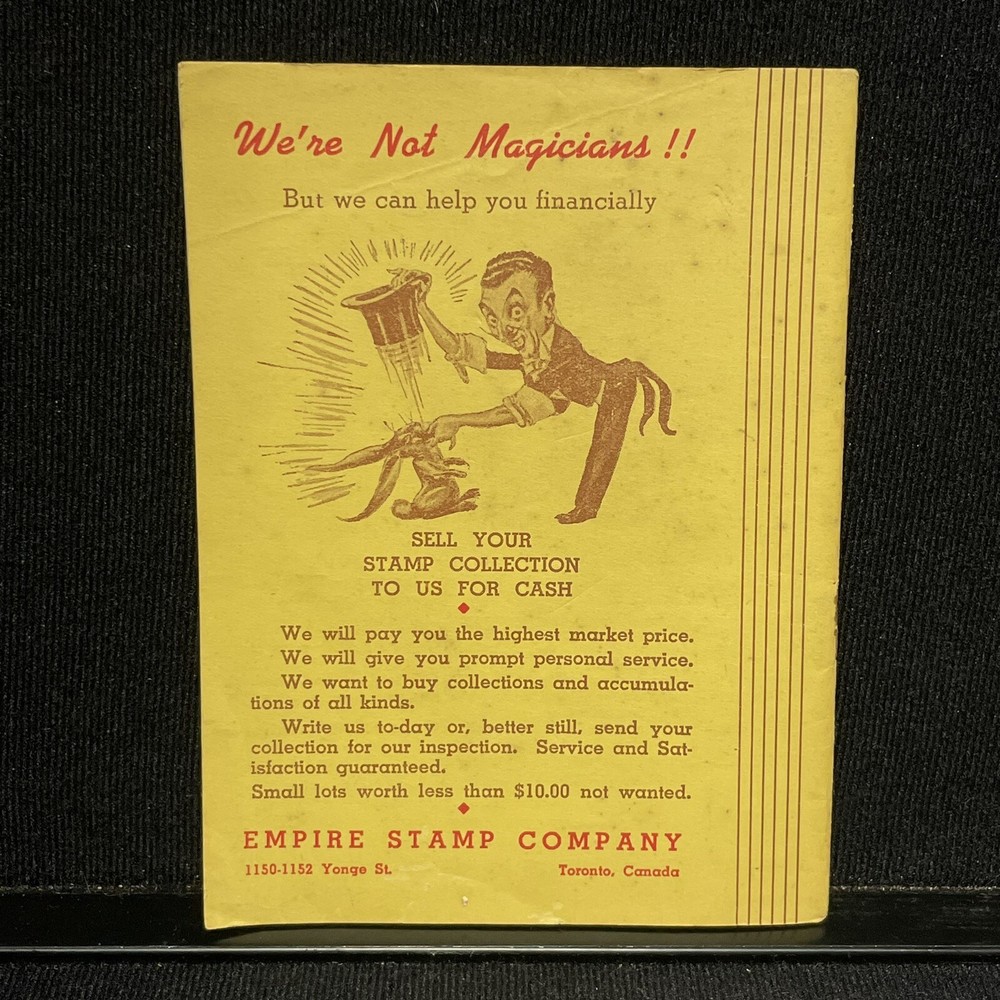 Philatopic Monthly Empire Stamp Company Collectors Booklet Vintage June 1946