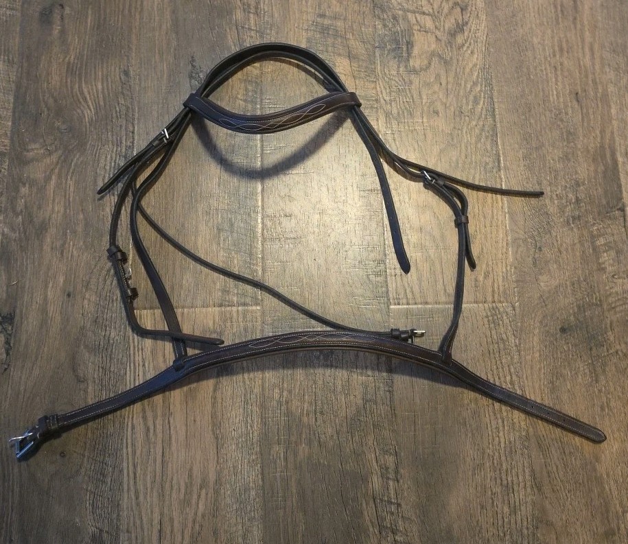 fancy stitched Headstall