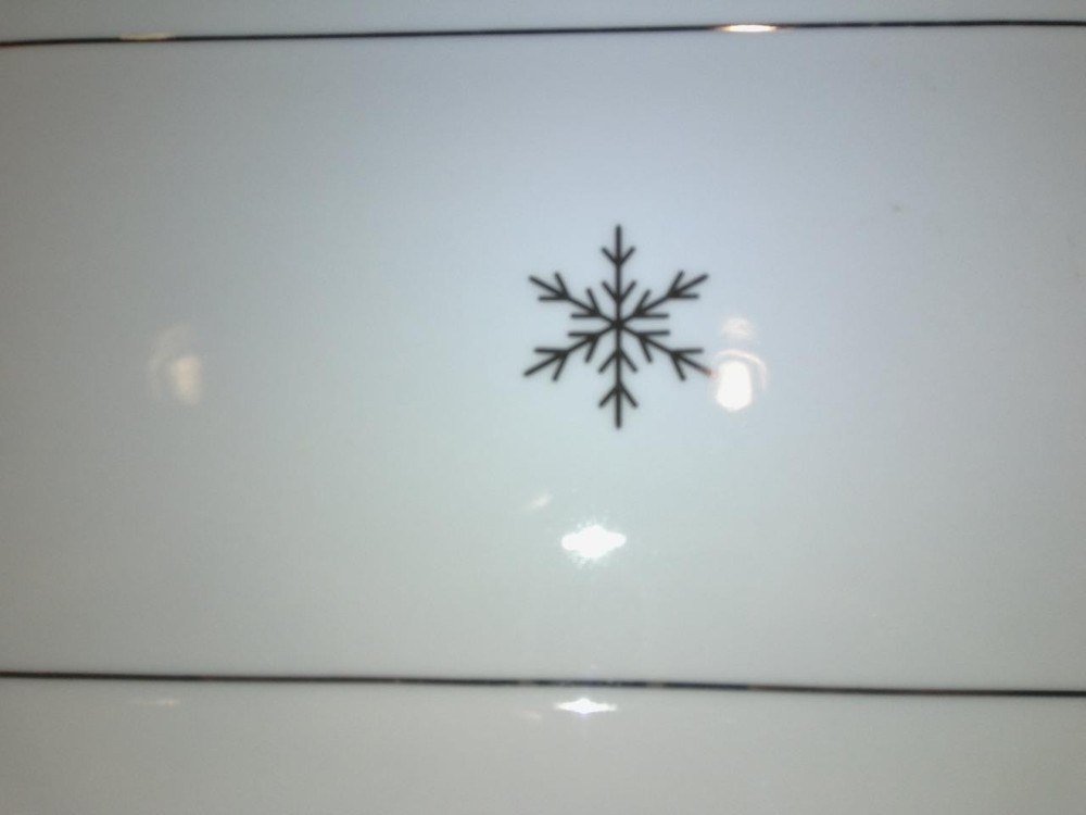 Target Holiday 2011 Gilded Noel rectangular serving platter near-mint low shipng