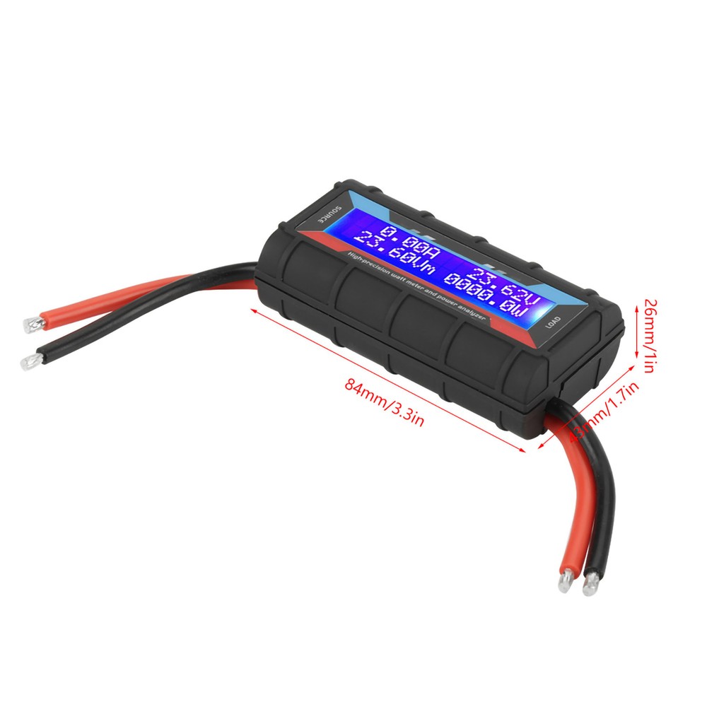 130A LED Watt Meter Voltage Amp Meter Power Analyzer High 4.8~60V