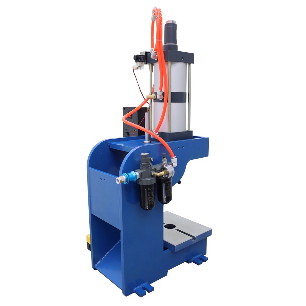 1.5T 3300lb Pneumatic Punch Press Machine Two-button controller Larger Plate