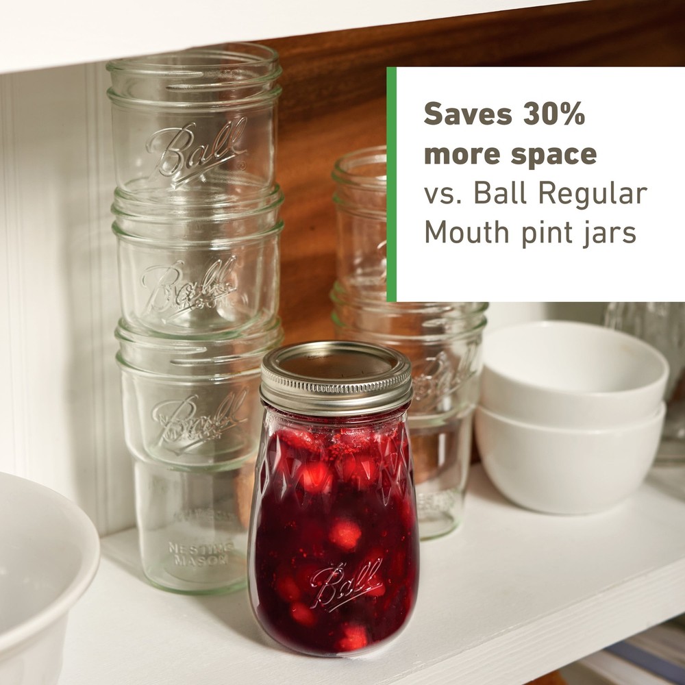 Ball 16oz Mason Jar Drinking Glasses 4-Pack,