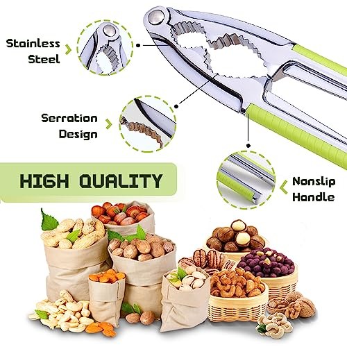 Nut Cracker, Nutcracker, Seafood Tools, Walnut Cracker for All Nuts, Heavy