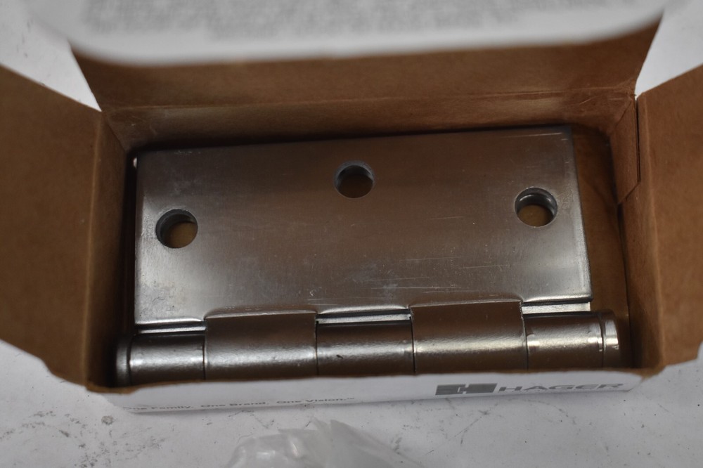 Hager Hinge 3.5" x 3.5" 037481 Silver Door Hardware Unit US26D Replacement