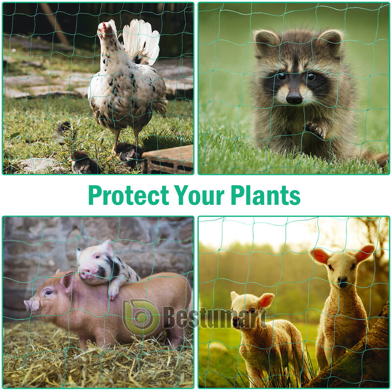 Garden Plant Climbing Net Trellis Netting Mesh Support Fruits Vine Veggie Bean