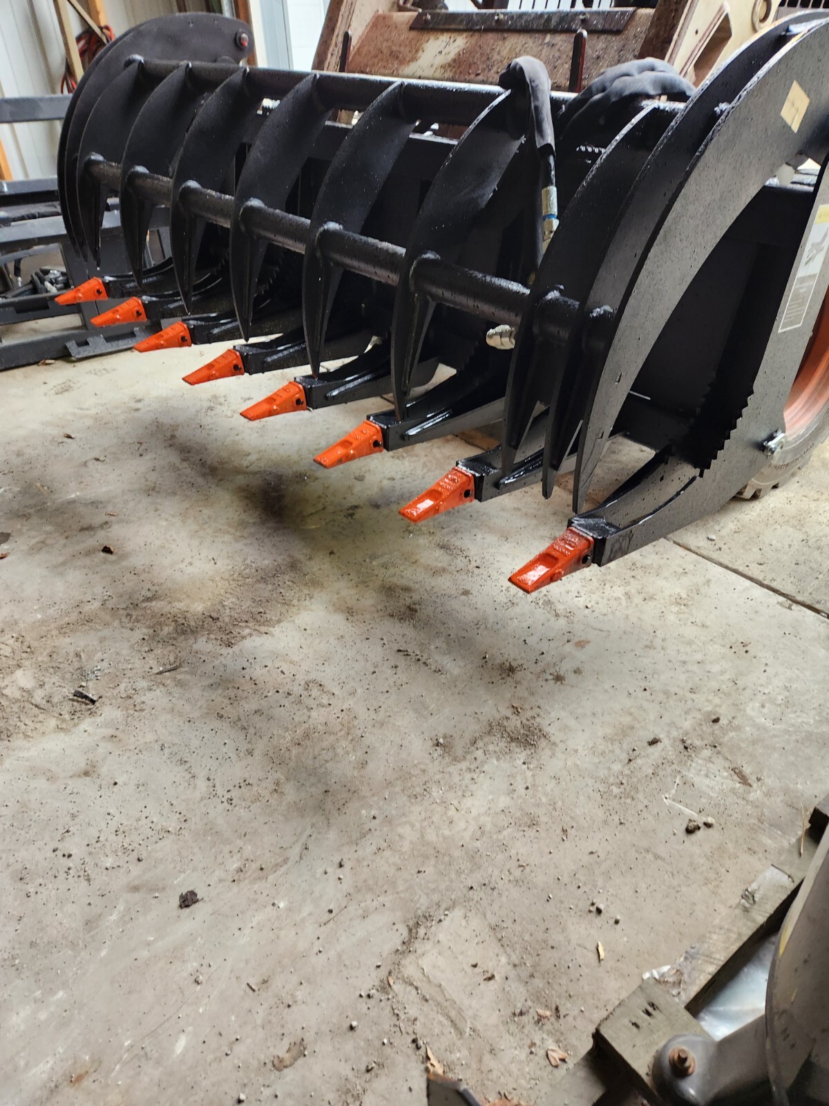 NEW Skid Steer Heavy Duty 78" Log Brush Clam Grapple Kubota Bobcat CAT Case IL