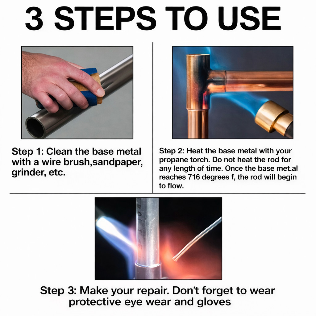 20pcs Easy Melt Welding Rods Low Temperature Aluminum Wire Brazing Welding Stick