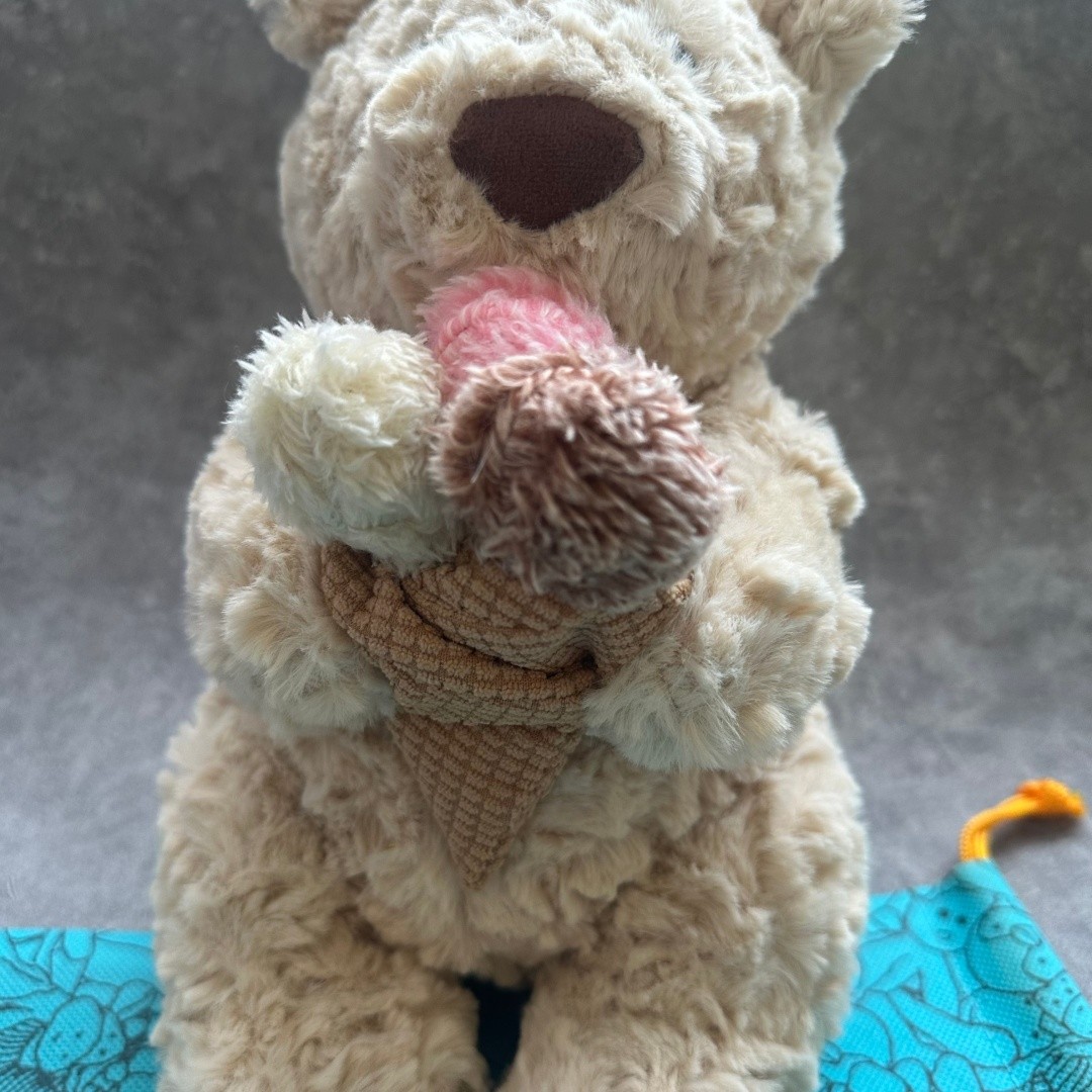 Jellycat Bartholomew Bear Ice Cream Oatus BNWT - NYC Exclusive Fao Schwarz