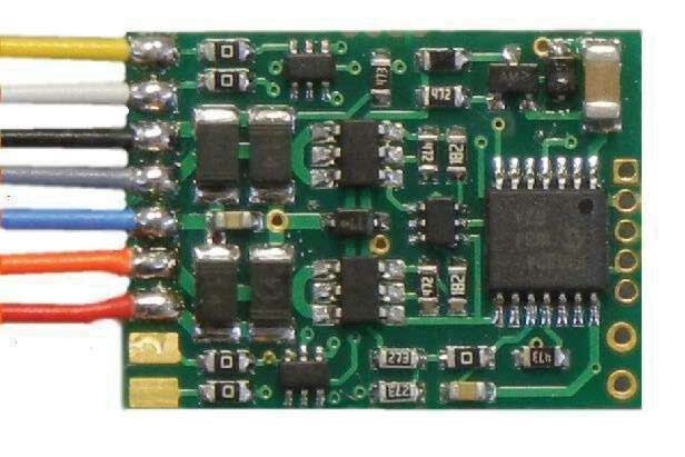NCE D13W D13W 4-Function DCC Control Decoder, Wired, Single for Direct Plug-In