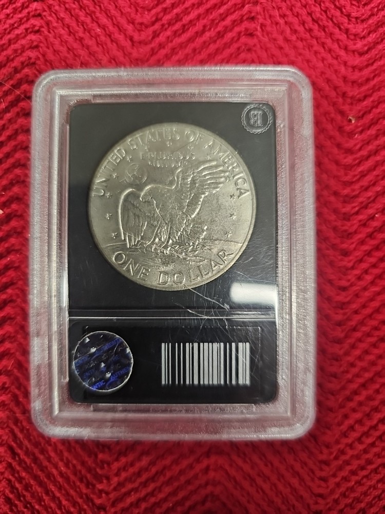 1972 $1 Eisenhower Dollar Authenticated Brilliant Uncirculated
