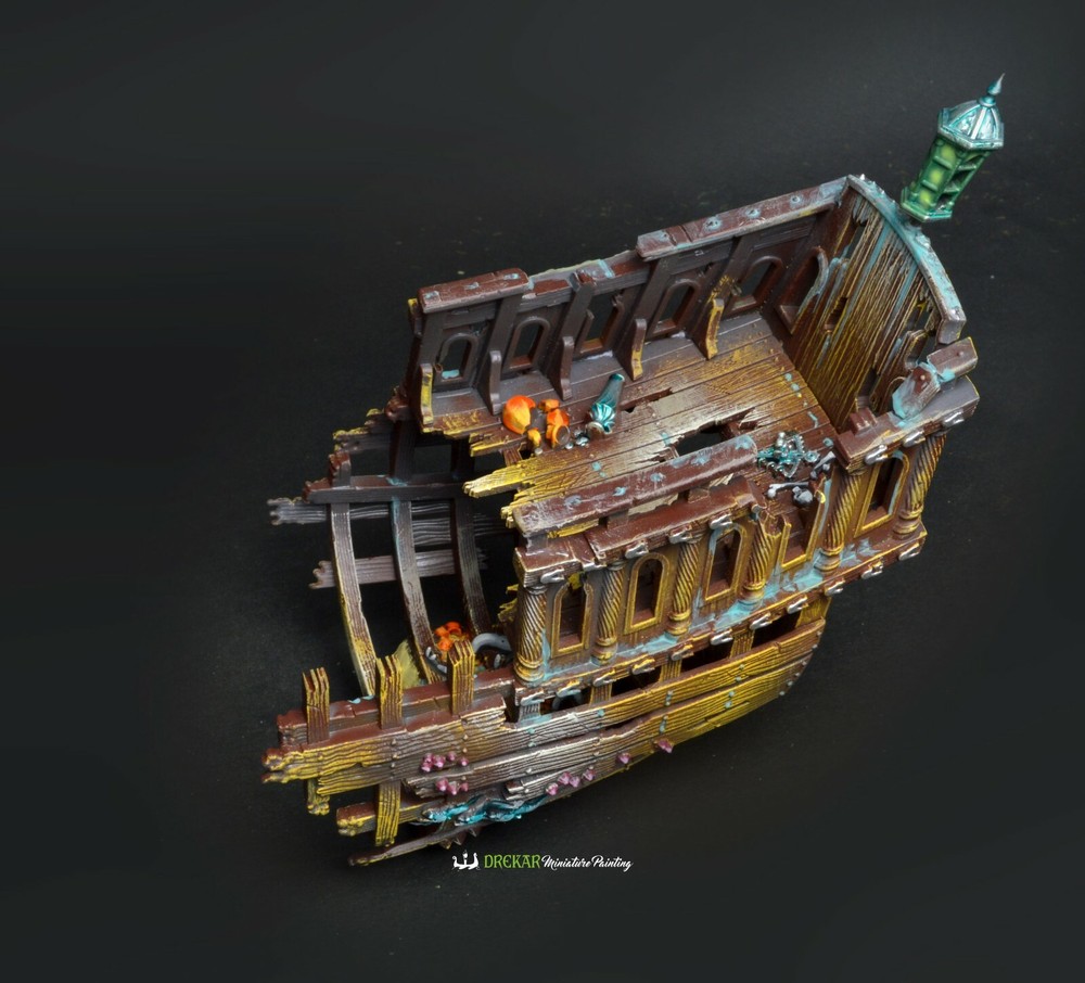 Etheric Vortex: Gloomtide Shipwreck Idoneth Deepkin ** COMMISSION ** painting