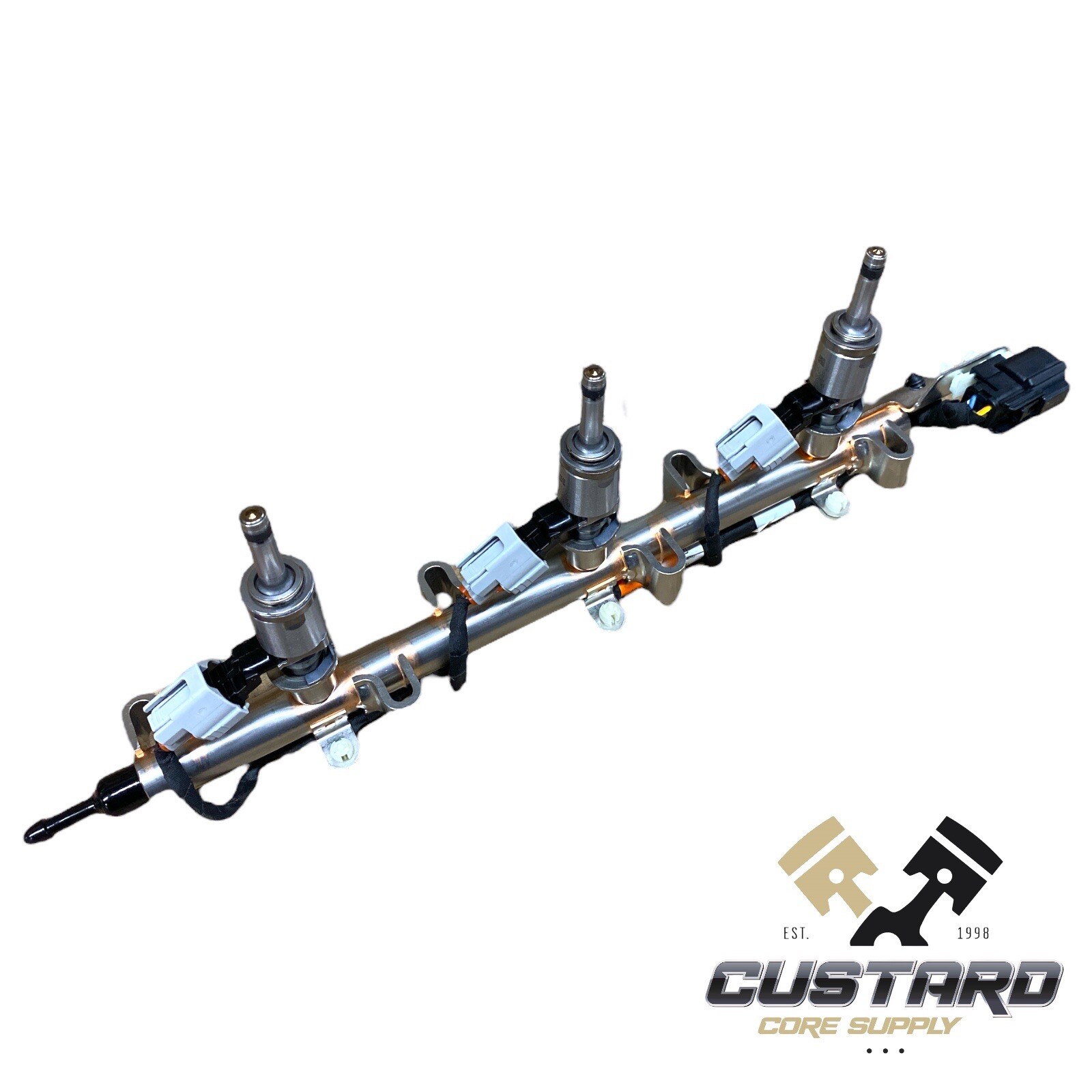 Ford 3.5L 3.5 Turbo EcoBoost Fuel Injector Rail Assembly & Injector 6 Set