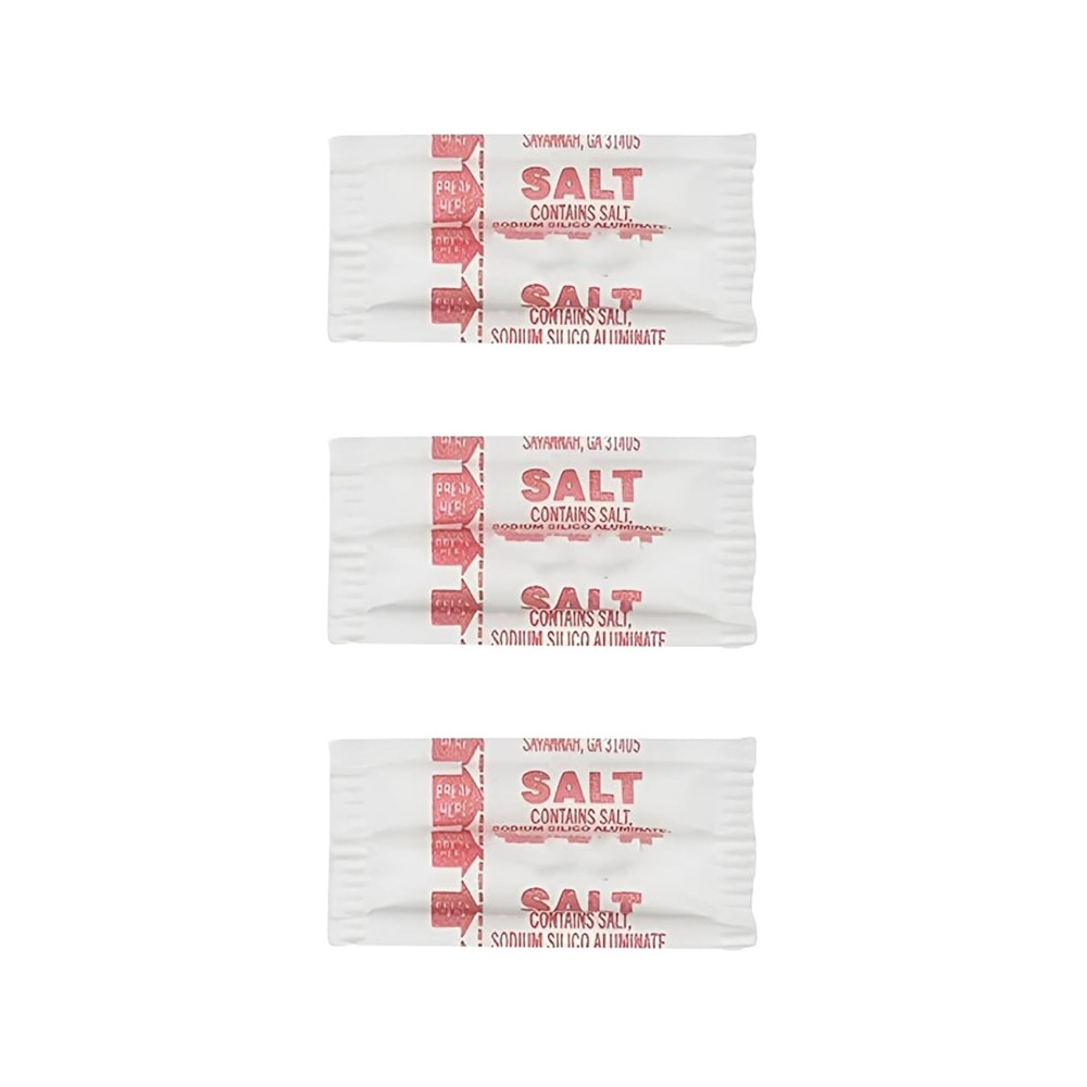 Perfect Stix Iodized Salt Packets - .6 Grams - 1000 Packets (Packaging May Vary.