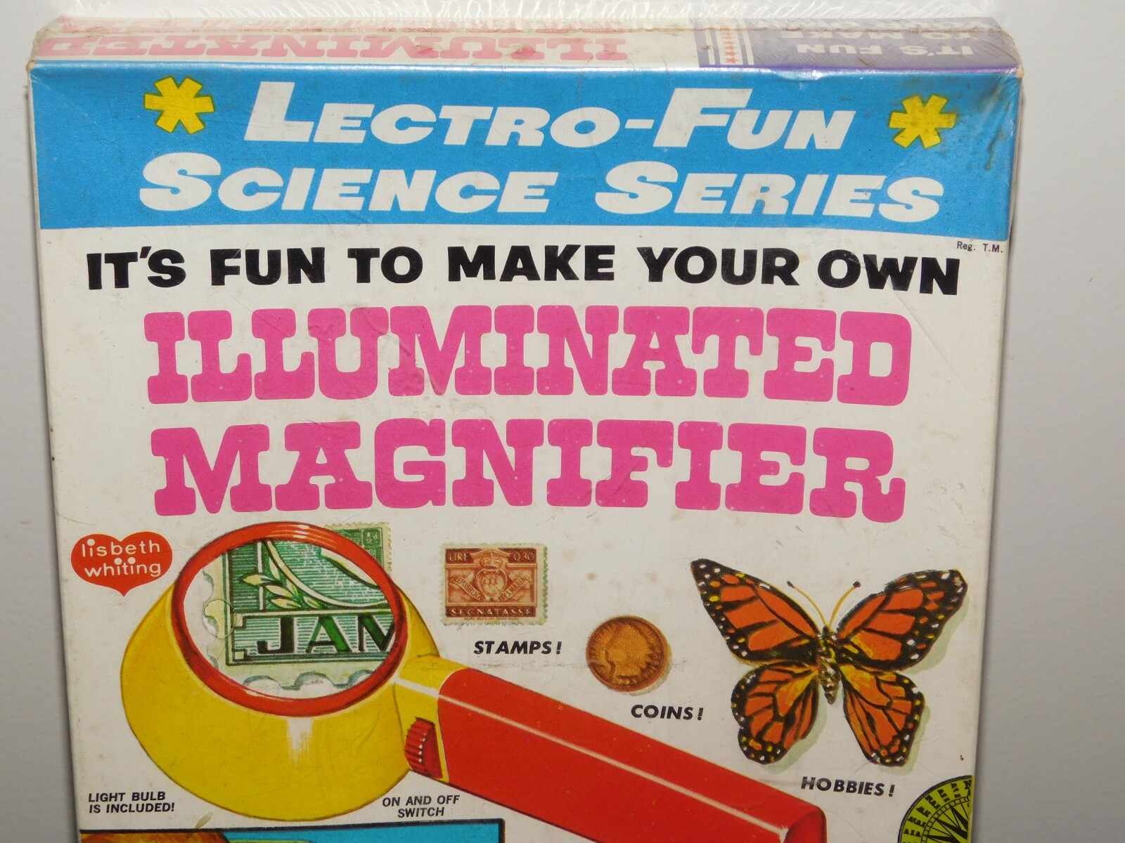 VINTAGE TOY 1967 LECTRO-FUN SCIENCE SERIES ILLUMINATED MAGNIFIER GAME NEW SEALED