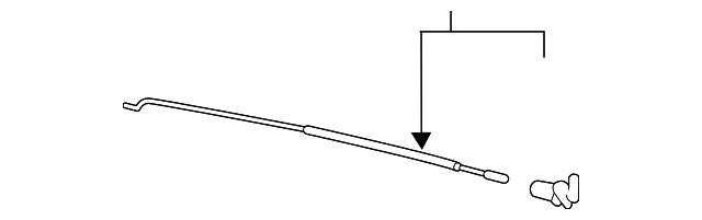 Genuine Subaru Support Rod 57251xc00a