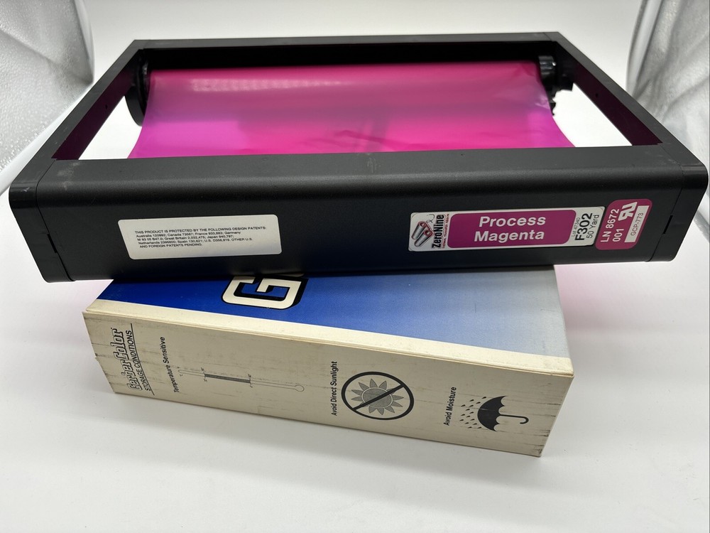 Zero Nine Process Magenta Foil Gerber Edge Printer Edge 2 Le SHELVE 2C 2