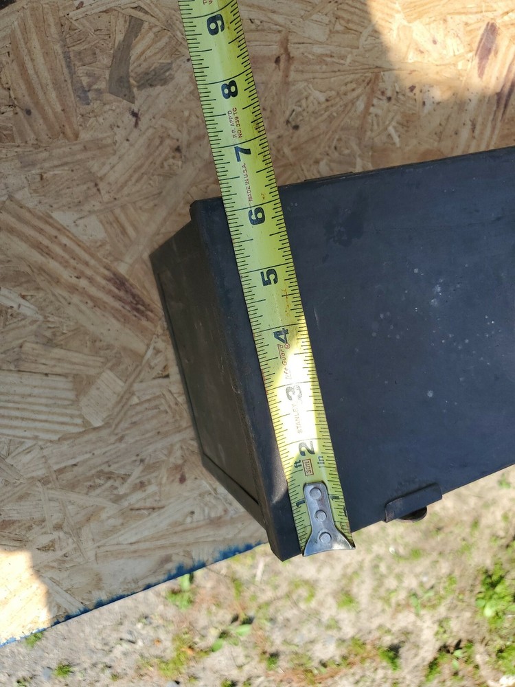 Vintage Leather Handle Toolbox