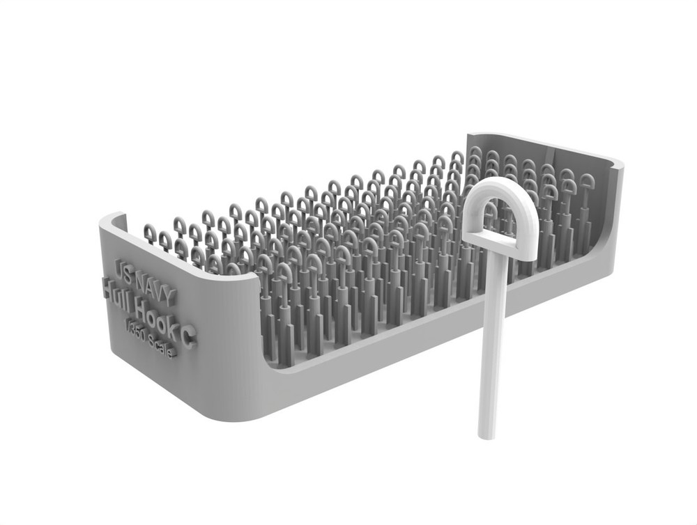 HS-MODEL U350063S 1/350 US NAVY HULL HOOK C TYPE