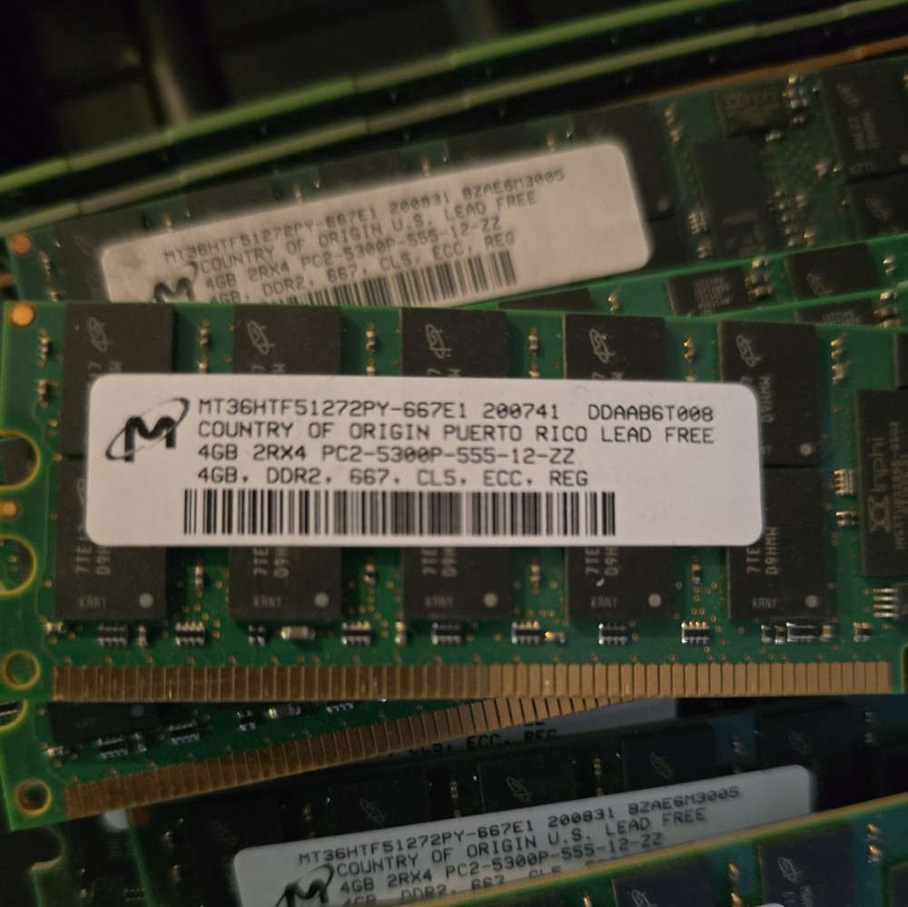 Micron 4GB 2Rx4 PC2-5300P