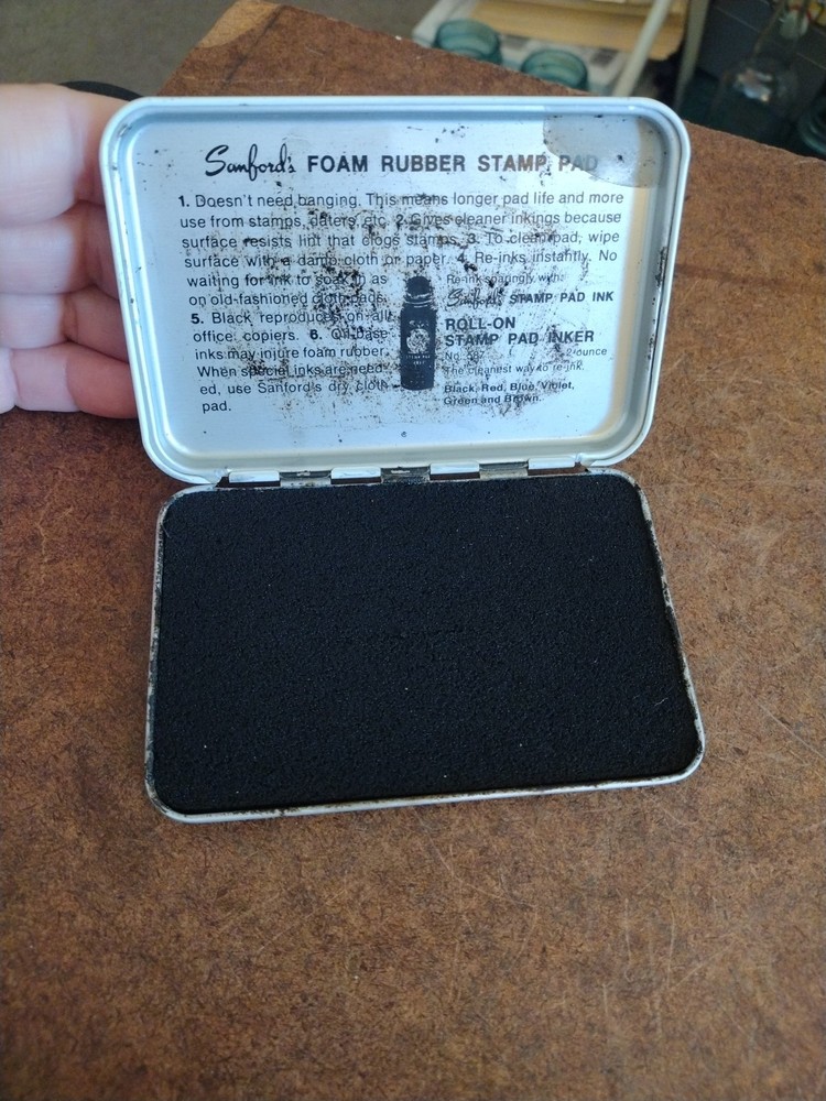 Vintage Sanford's Stamp Pad - Used