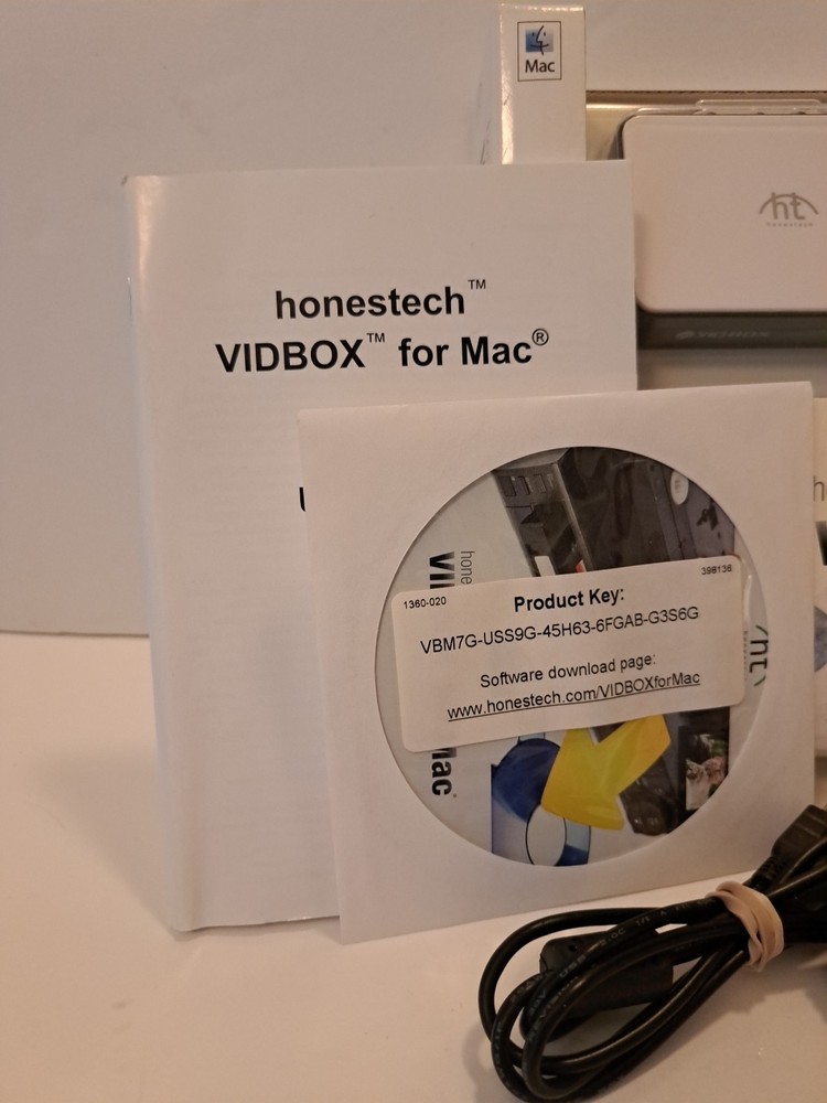 Honestech VIDBOX Video Conversion For MAC Analog-to-Digital Video Transfer