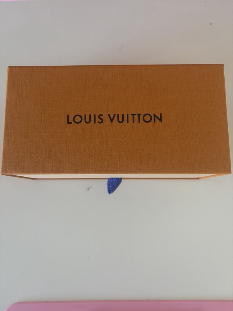 Louis Vuitton Orange Solid Rectangle Paper/Cardboard Gift Box, 8x4x2 in