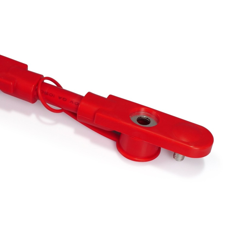 14" Red Positive Overmolded Cable for 3 Batteries Harness Assembly