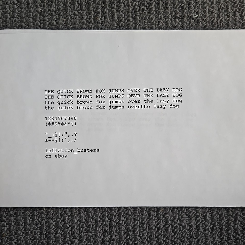 Brother Correctronic GX-6750 Electronic Typewriter - Tested