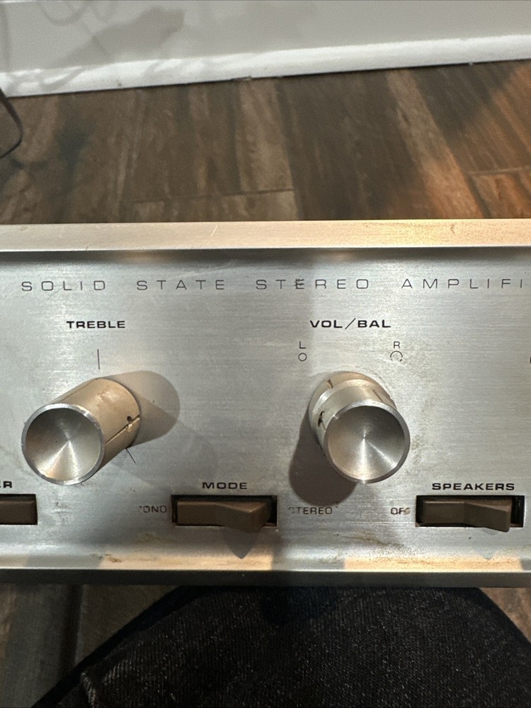 Lafayette Amplifier LA-224T , Lights Up, untested!
