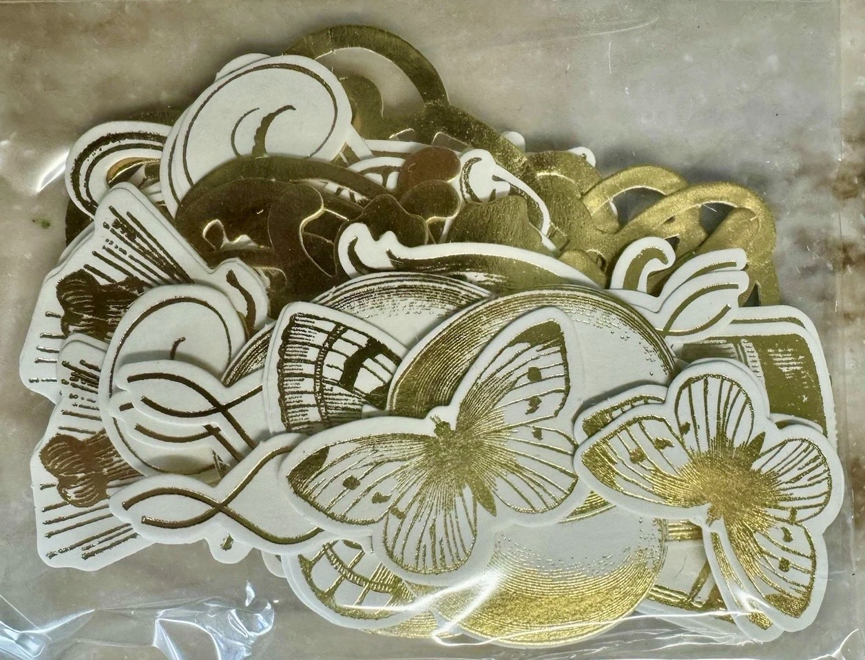 Anna Griffin *WINDOW BOX EMBELLISHMENTS* Set of 272 Cardstock Die Cuts COMPLETE