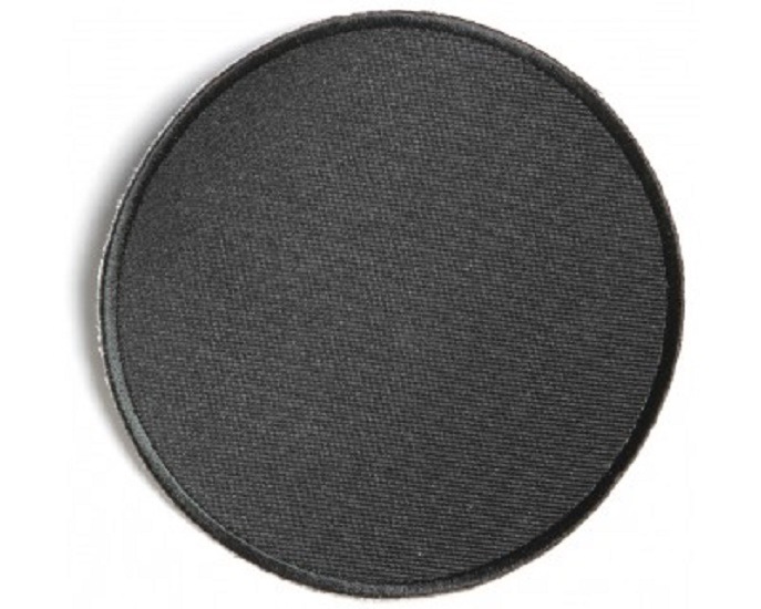 BLACK 3" ROUND BLANK sew on patch (4029) (D6)