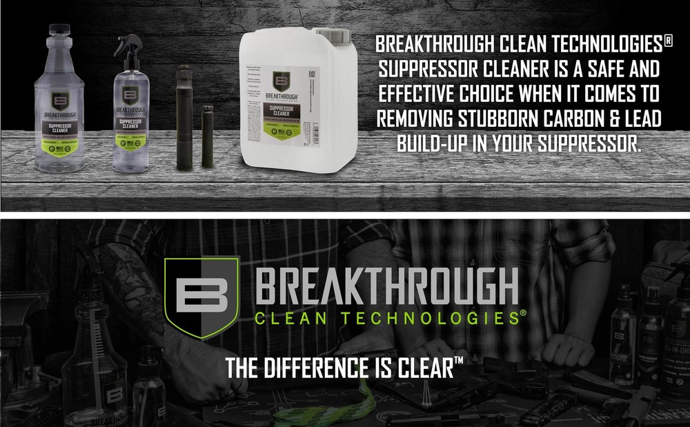 Breakthrough Clean Technologies Suppressor Cleaning Kit, 16 Ounce, Multi