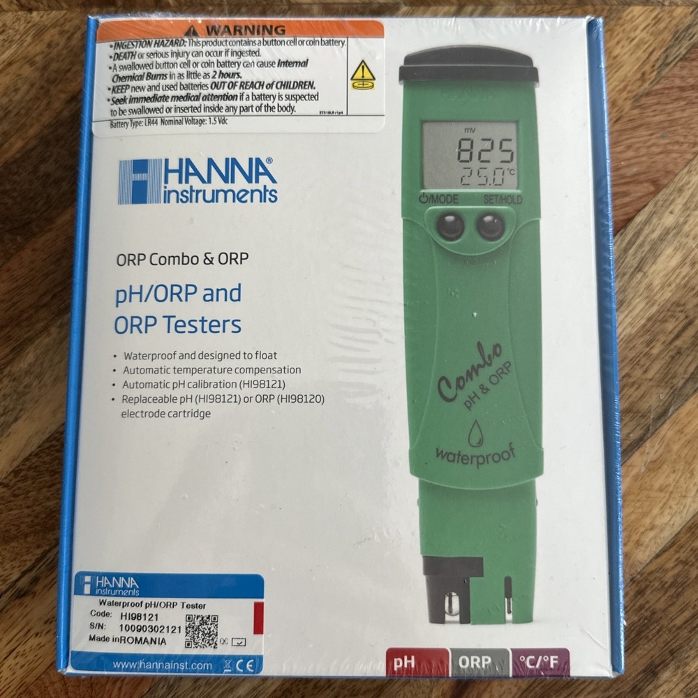 ORP/pH/Temperature Tester (HI98121)  - Hanna Instruments