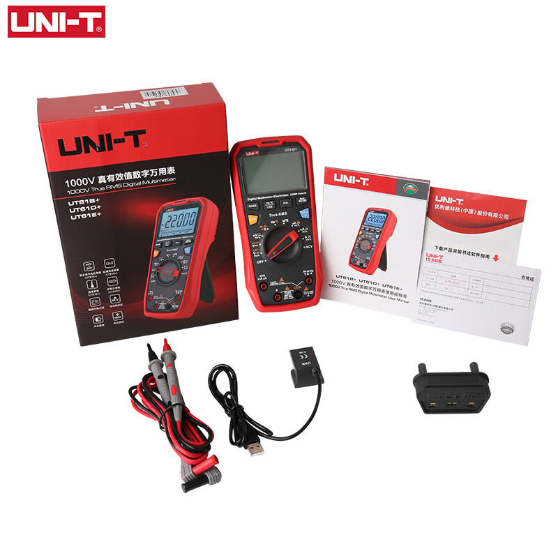 UNI-T TRUE RMS Multimeter Digital AC DC Amp Voltmeter LPF Cap Freq Tester UT61E+