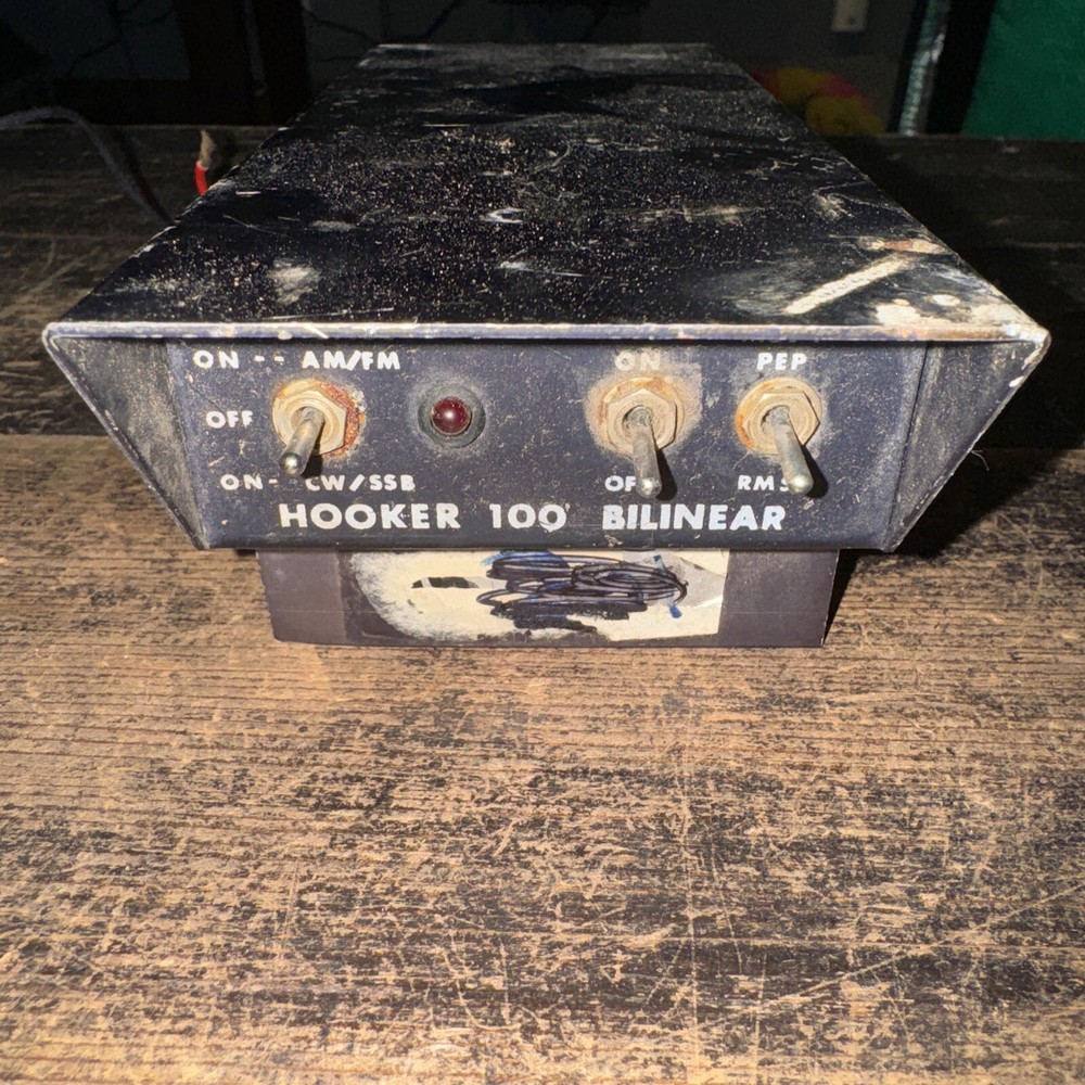 Vintage HOOKER 100 UNTESTED FOR CB Radios