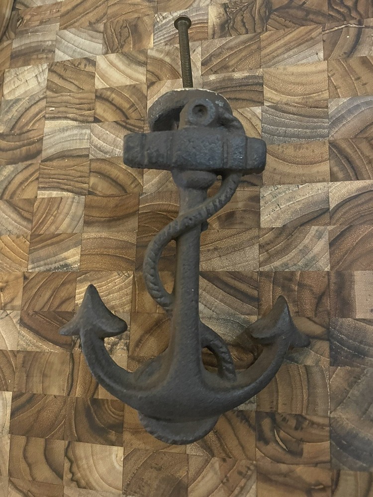 Vintage Solid Cast Iron Anchor Nautical Door Knock