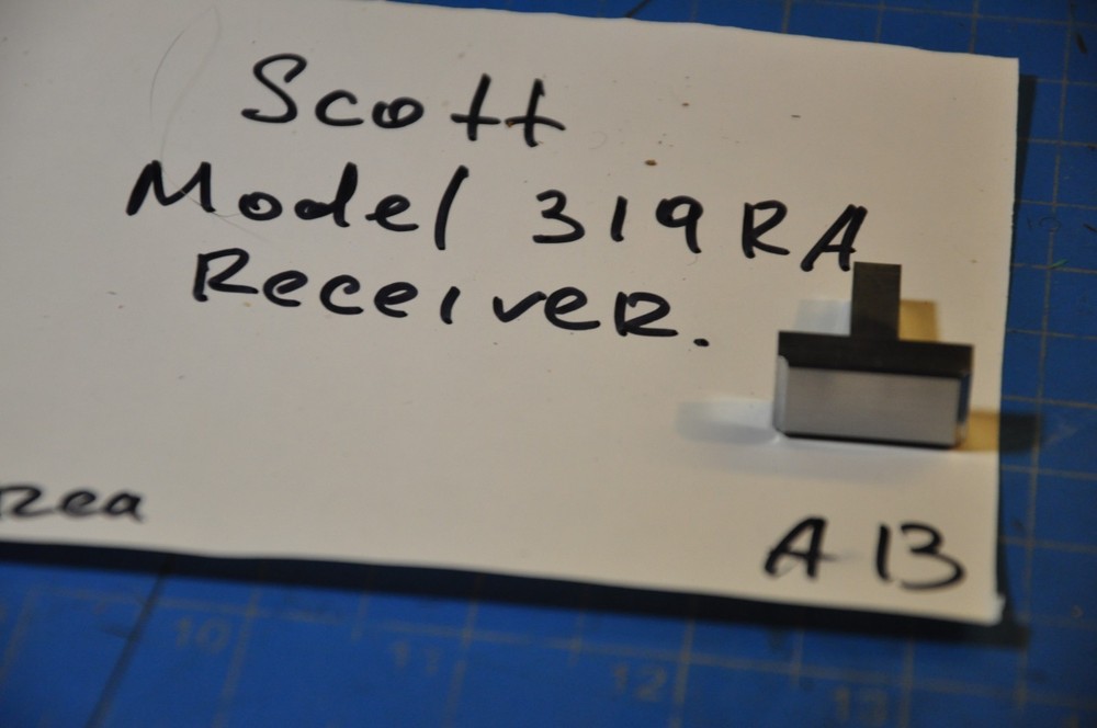 Scott 319RA Receiver Replacement Parts FM Push Button