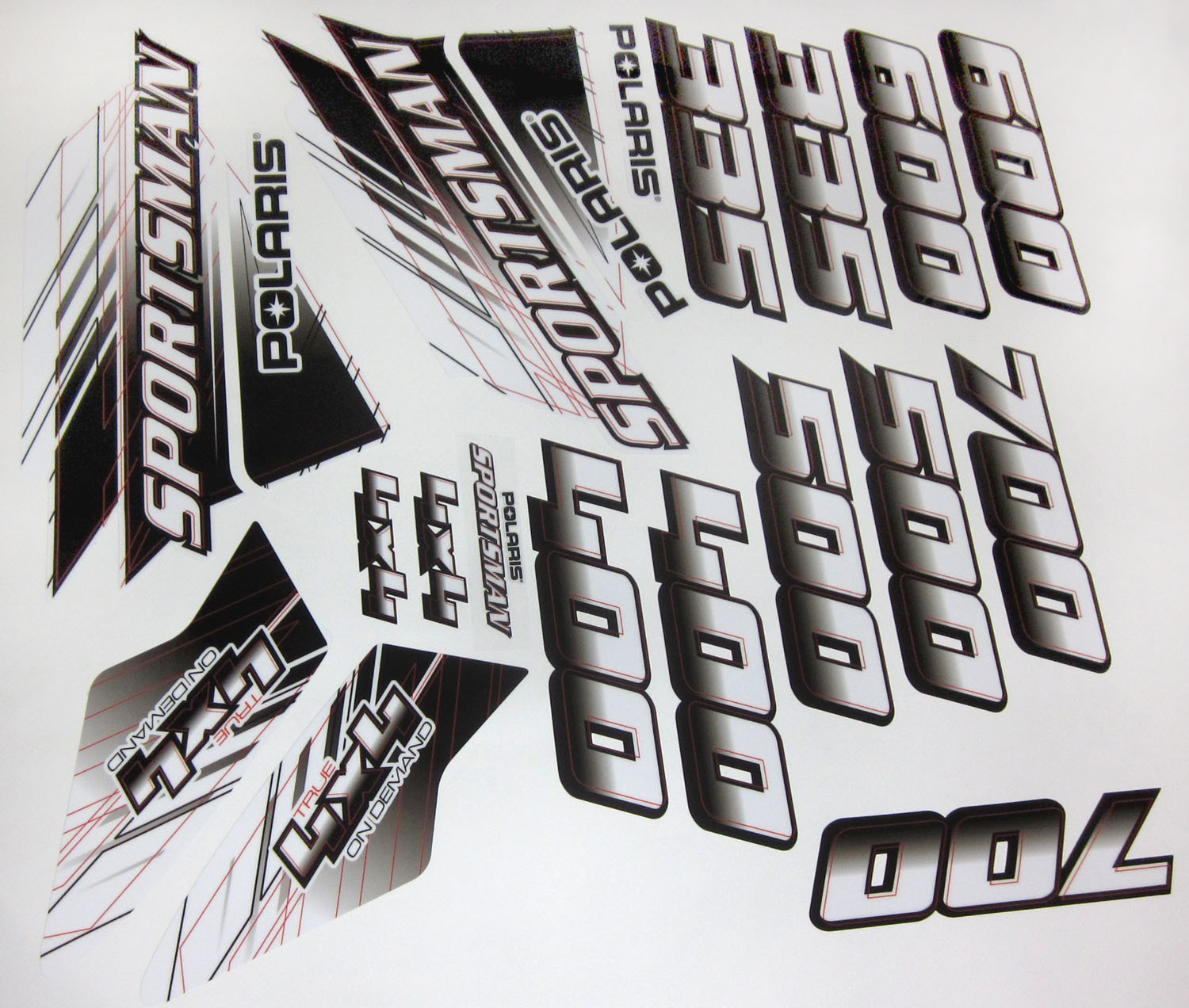 Polaris Sportsman 335 400 500 600 700 Body Fenders Stickers Decals Graphics Kit