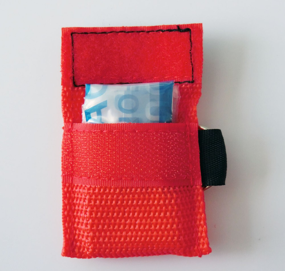 100pcs/lot CPR Barrier with Keychain CPR Face Shield for AED First Aid