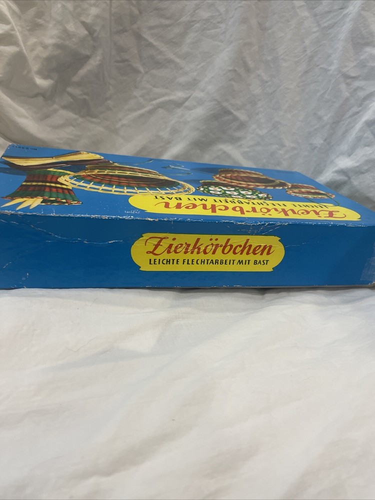 Vintage German Knit Work Basket Kit