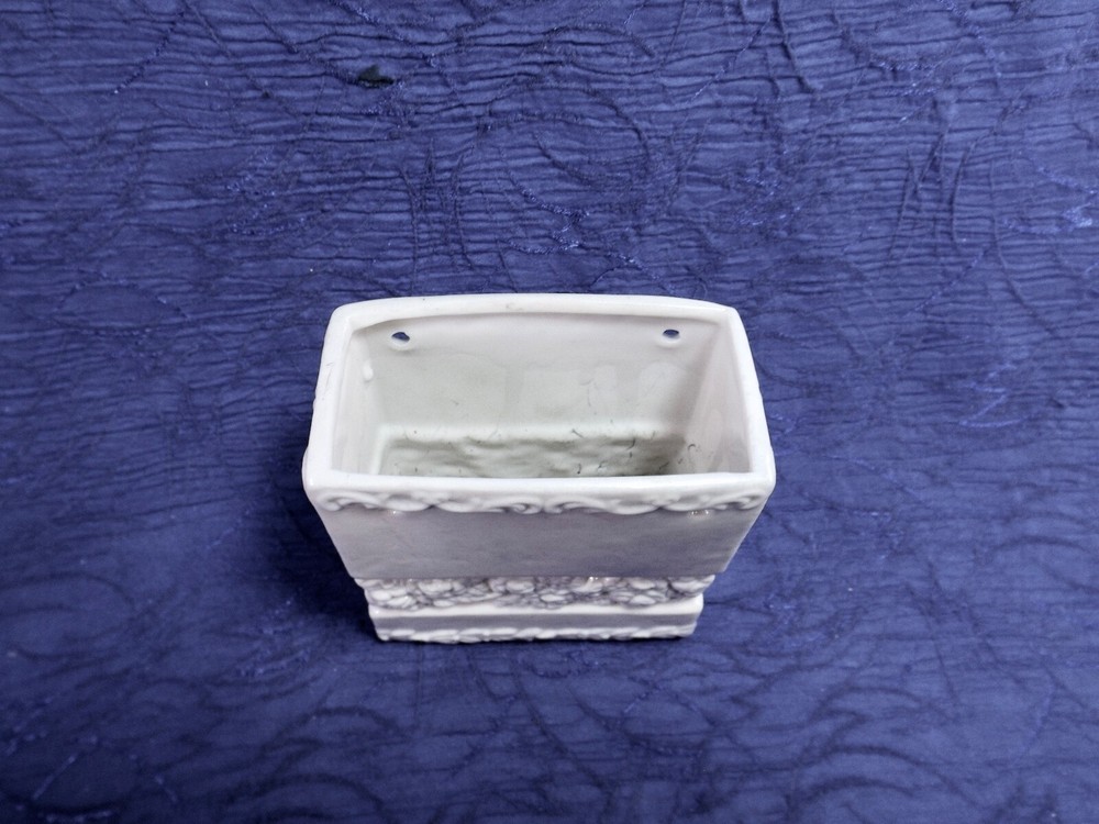 Rectangle Iridescent Floral Vase Decor