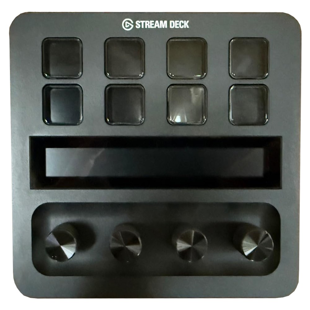 Elgato Stream Deck + Audio Mixer Production Console & Studio Controller Black