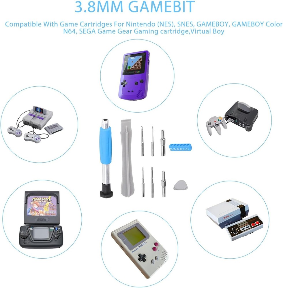 Professional Multi-Console Toolkit T6/T8 Torx + PH00 Phillips PS4/Xbox Console