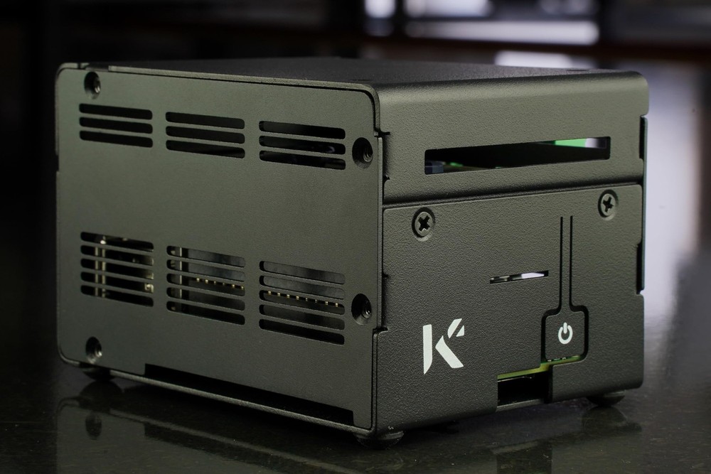KKSB Case for Raspberry Pi 5 - Compatible with DAC+ & Pro, Supports Black